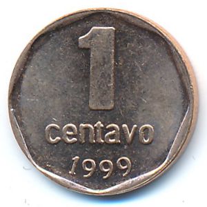 Аргентина, 1 сентаво (1999 г.)