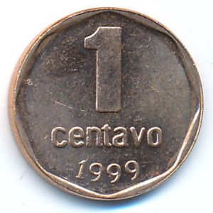 Argentina, 1 centavo, 1999