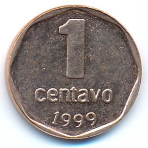 Аргентина, 1 сентаво (1999 г.)