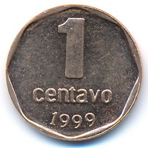 Аргентина, 1 сентаво (1999 г.)