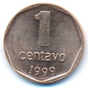Аргентина, 1 сентаво (1999 г.)