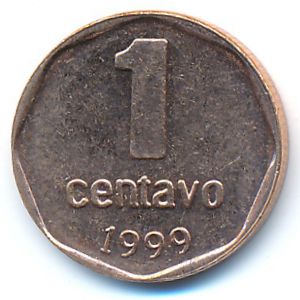 Аргентина, 1 сентаво (1999 г.)