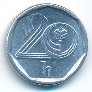 Czech, 20 haleru, 1996