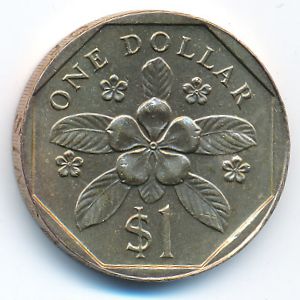 Сингапур, 1 доллар (1987 г.)