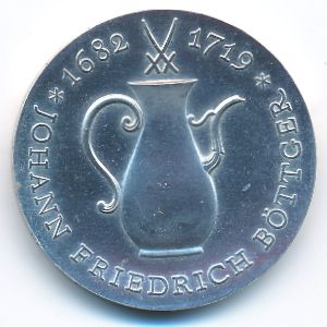 German Democratic Republic, 10 mark, 1969