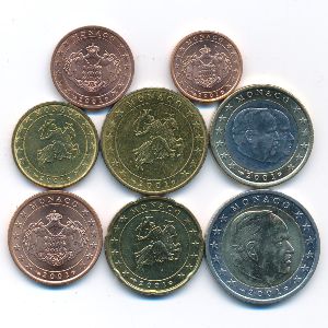 Монако, Набор монет (2001 г.)