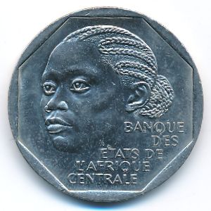 Chad, 500 francs, 1985