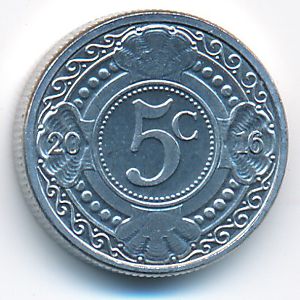 Antilles, 5 cents, 2016