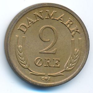 Дания, 2 эре (1963 г.)