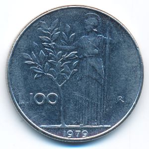 Италия, 100 лир (1979 г.)