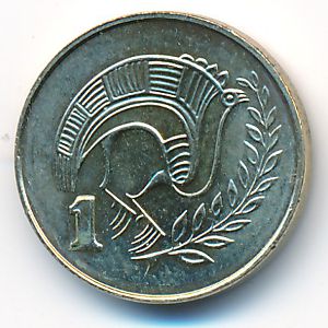 Cyprus, 1 cent, 2004