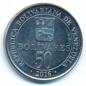 Venezuela, 50 bolivares, 2016