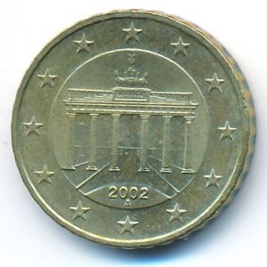 Германия, 10 евроцентов (2002 г.)