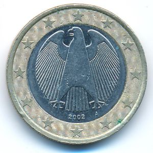 Германия, 1 евро (2002 г.)