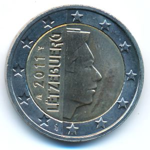 Люксембург, 2 евро (2011 г.)