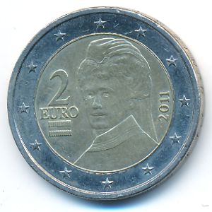 Austria, 2 euro, 2011