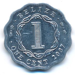Belize, 1 cent, 2007