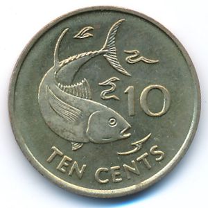Сейшелы, 10 центов (2007 г.)