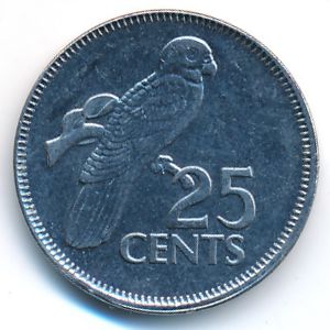 Seychelles, 25 cents, 2012