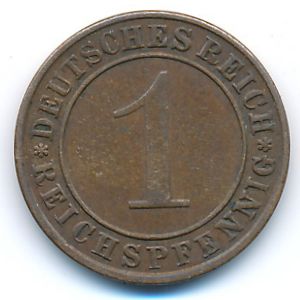 Веймарская республика, 1 рейхспфенниг (1936 г.)