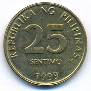 Филиппины, 25 сентимо (1999 г.)