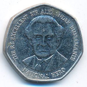 Jamaica, 1 dollar, 2006