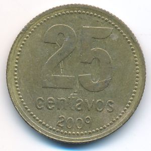 Аргентина, 25 сентаво (2009 г.)