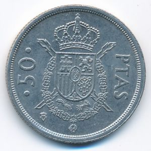 Испания, 50 песет (1982–1984 г.)