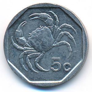 Мальта, 5 центов (2001 г.)