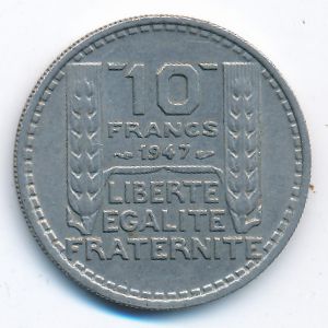 Франция, 10 франков (1947 г.)