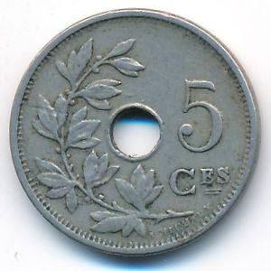 Бельгия, 5 сентим (1910 г.)