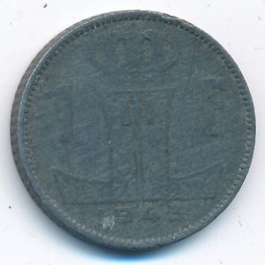 Belgium, 1 franc, 1943