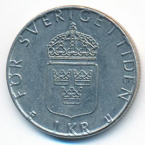 Швеция, 1 крона (1978 г.)