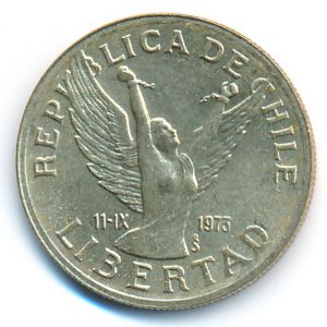 Chile, 10 pesos, 1989