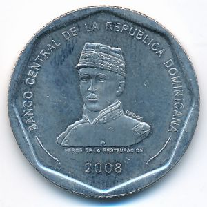 Доминиканская республика, 25 песо (2008 г.)