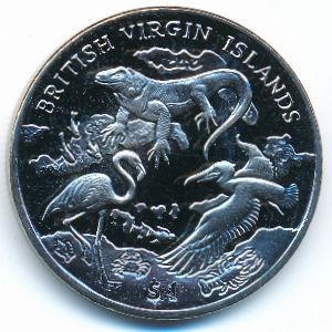 Виргинские острова, 1 доллар (2018 г.)