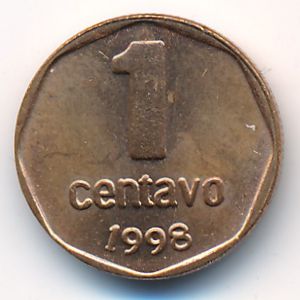 Аргентина, 1 сентаво (1998 г.)