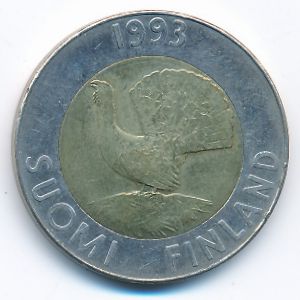 Finland, 10 markkaa, 1993