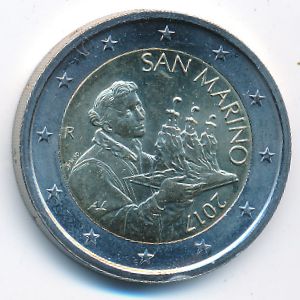 San Marino, 2 euro, 2017–2021