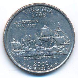 США, 1/4 доллара (2000 г.)