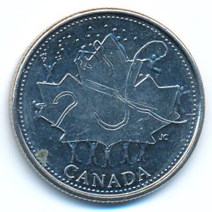 Канада, 25 центов (2002 г.)