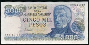 Аргентина, 5000 песо