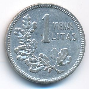 Lithuania, 1 litas, 1925
