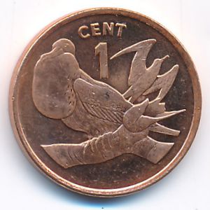 Kiribati, 1 cent, 1992