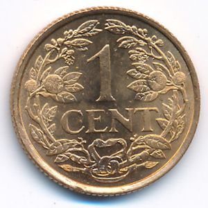 Антильские острова, 1 цент (1963 г.)
