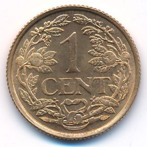 Антильские острова, 1 цент (1963 г.)