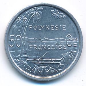 Французская Полинезия, 50 сентим (1965 г.)