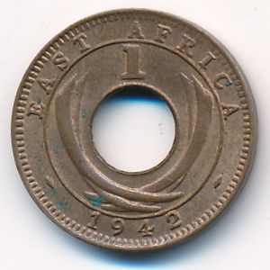 East Africa, 1 cent, 1942