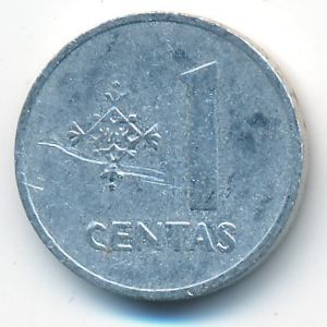 Литва, 1 цент (1991 г.)