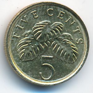 Сингапур, 5 центов (2011 г.)